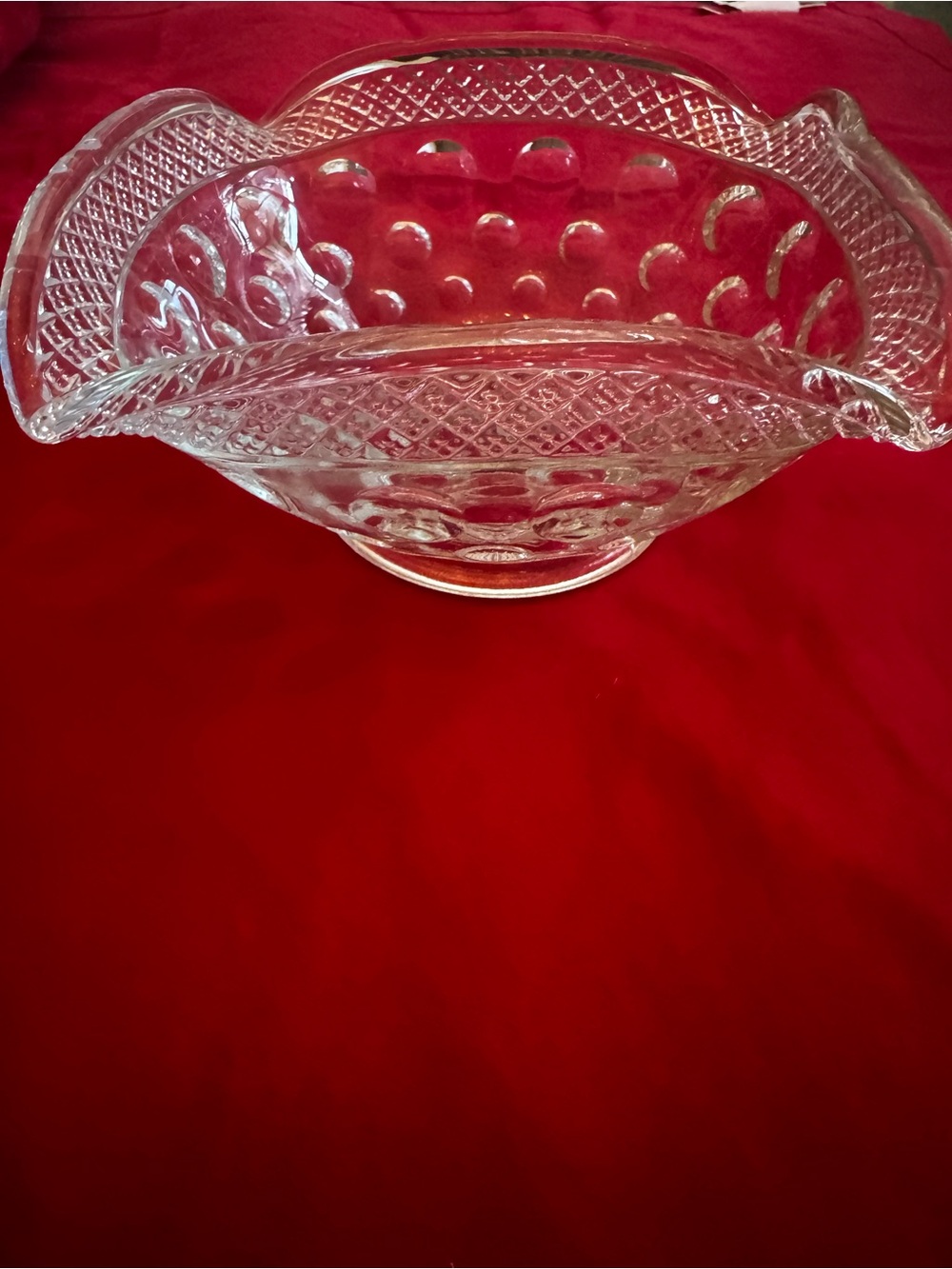 Anchor Hocking Wexford Pattern Pressed Glass